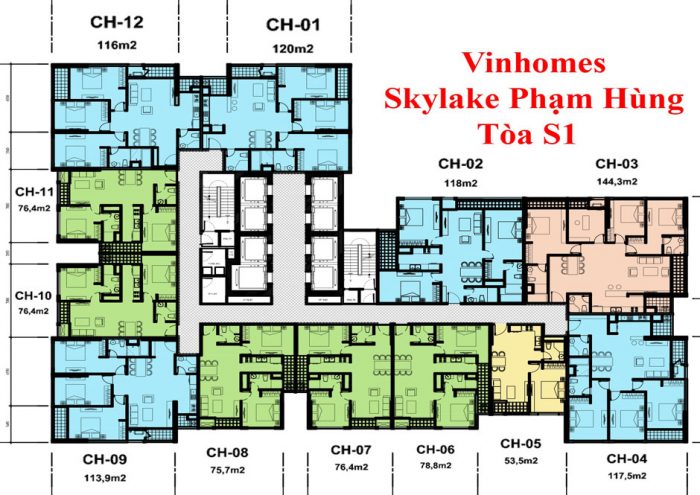 toa-s1-vinhomes-sky-lake-pham-hung-ra-mat