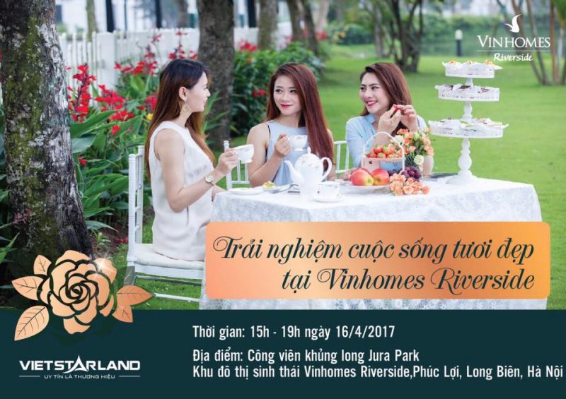 Sự kiện mở bán Vinhomes Riverside The Harmony cùng Vietstarland