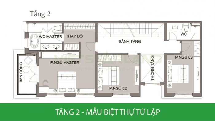 Chi tiết thiết kế tứ lập Vinhomes Riverside giai đoạn 2
