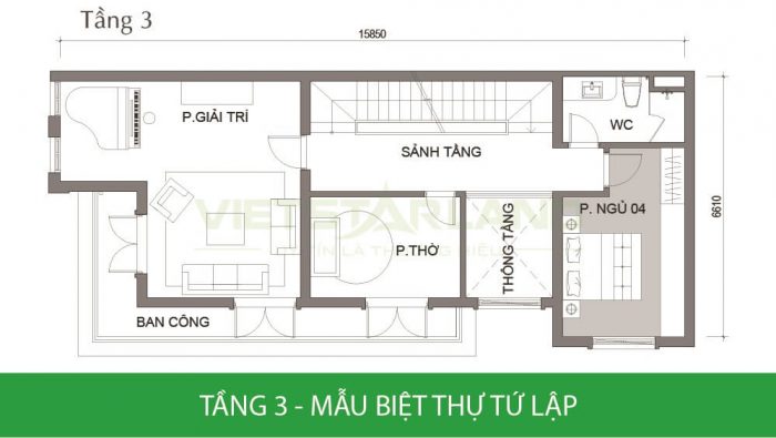 Chi tiết thiết kế tứ lập Vinhomes Riverside giai đoạn 2
