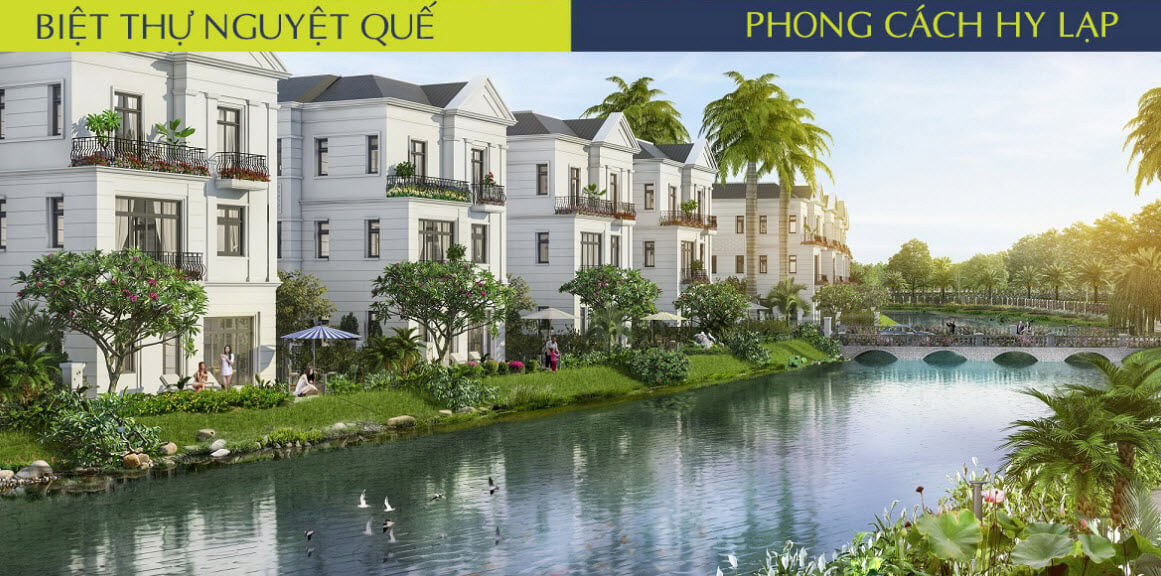 Biệt thự tiểu khu Nguyệt Quế đang được khách hàng quan tâm