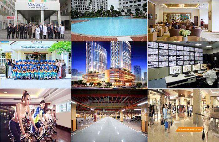 Hệ thống tiện ích tại Vinhomes Mễ Trì giai đoạn 2