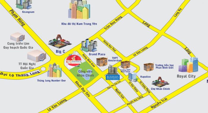 Vị trí vàng của Vinhomes Trần Duy Hưng D’.Capitale