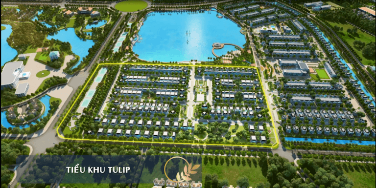 Biệt thự Tulip ven hồ Vinhomes Riverside The Harmony