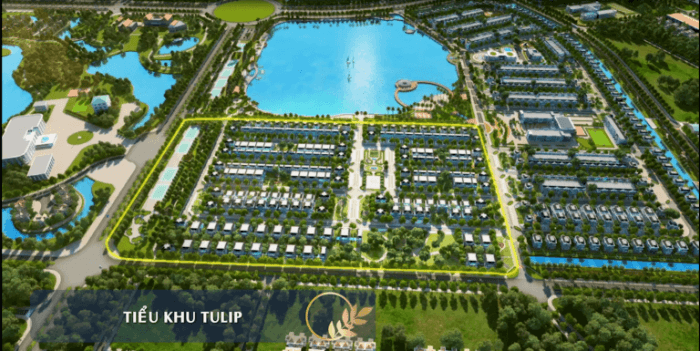 5 lý do nên chọn mua tiểu khu biệt thự Tulip ven hồ