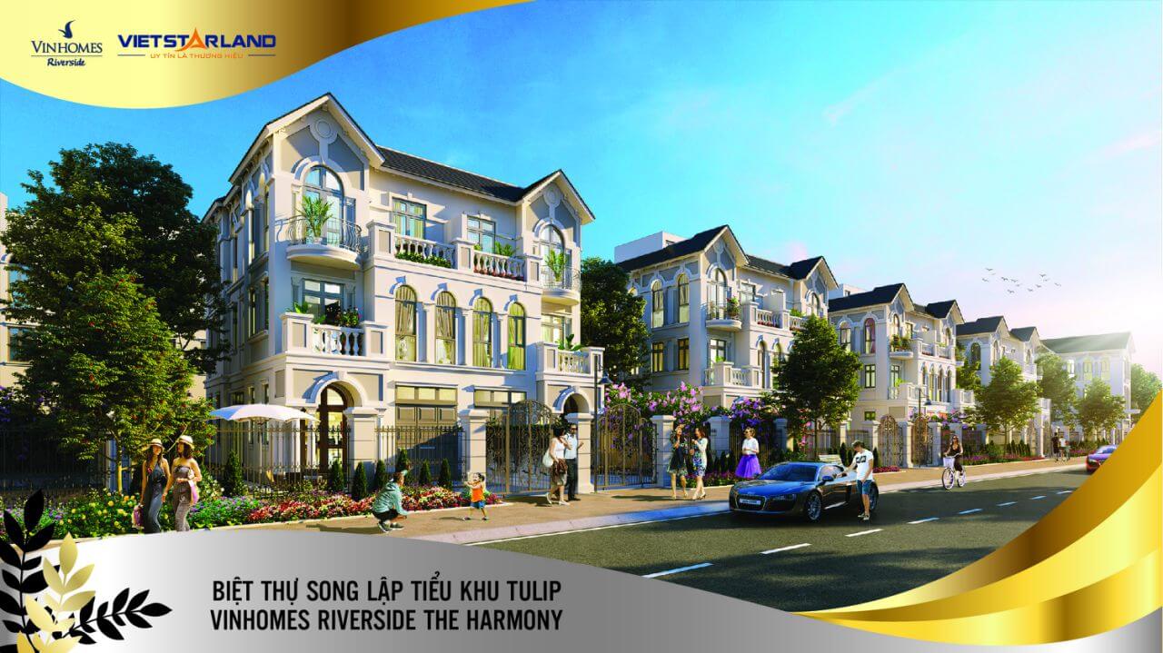 Nét đẹp Ý của tiểu khu Tulip bên hồ