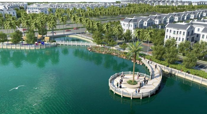 Sức hút của biệt thự bên hồ Vinhomes Riverside The Harmony