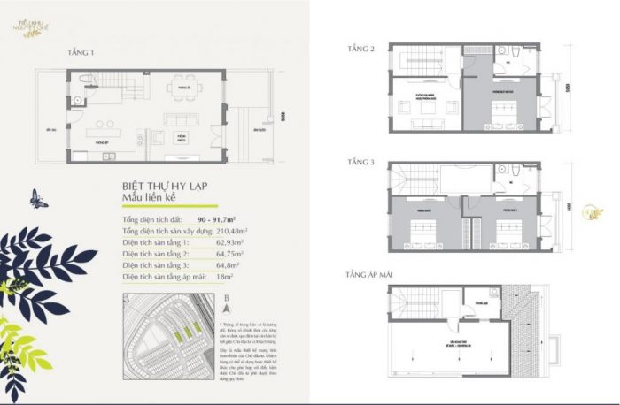 Mở bán liền kề Nguyệt Quế Vinhomes Riverside giai đoạn 2