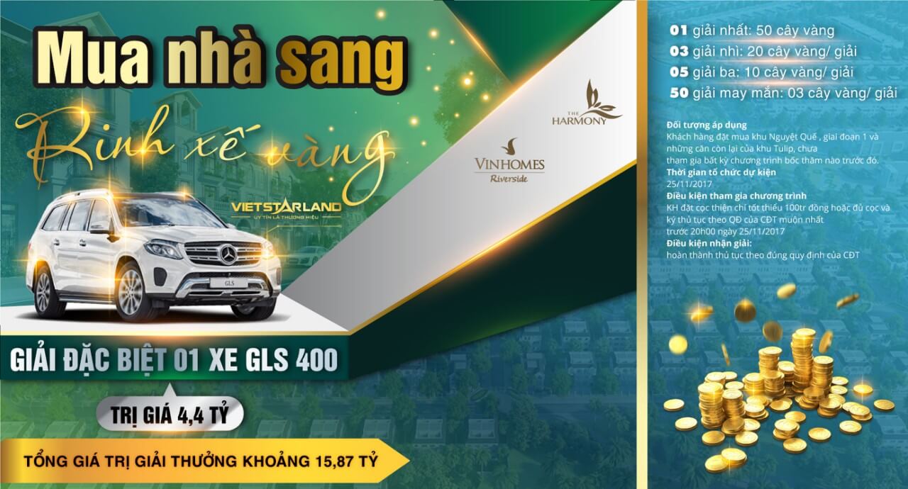 Ưu đãi lớn khi mua liền kề Vinhomes Riverside giai đoạn 2