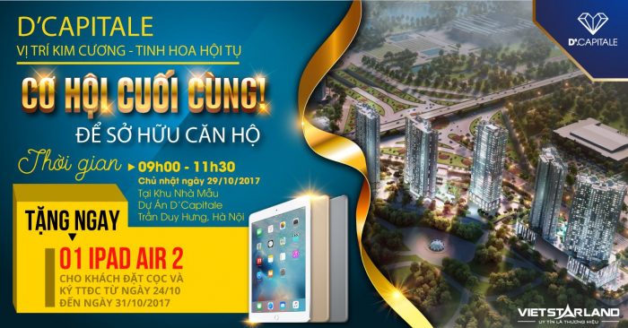 Mở bán Vinhomes Trần Duy Hưng D'Capitale