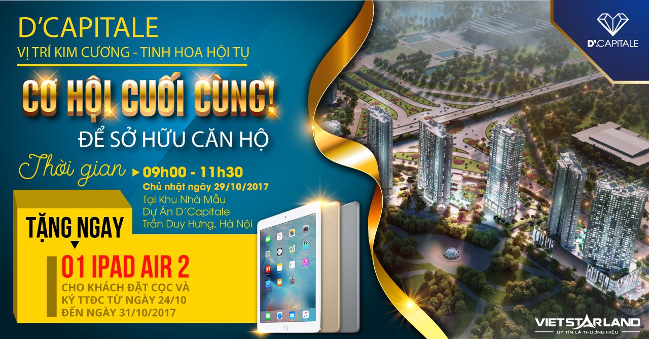 Mở bán Vinhomes Trần Duy Hưng D'Capitale