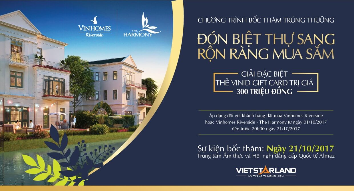Ưu đãi chưa từng có tai Vinhomes Riverside giai đoạn 2