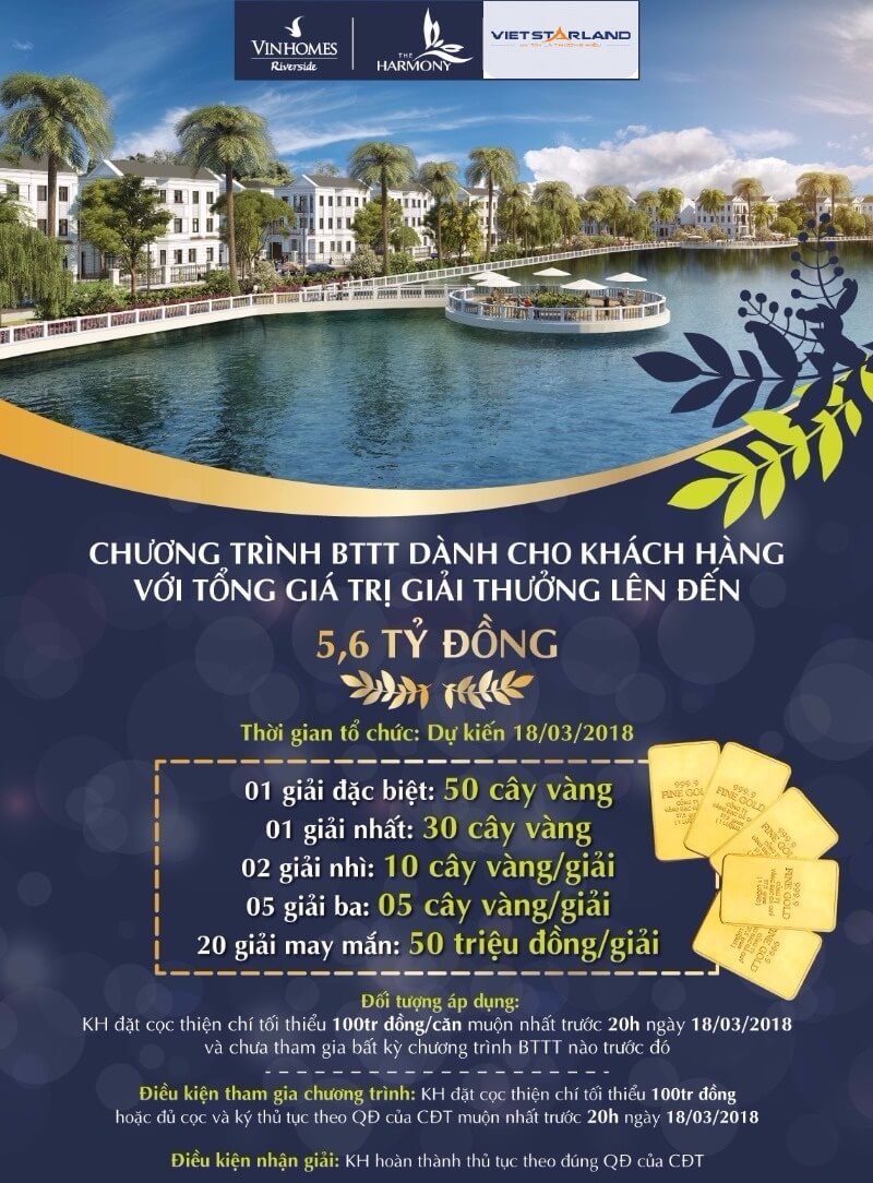 Đầu năm rước lộc về nhà cùng Vinhomes Riverside giai đoạn 2